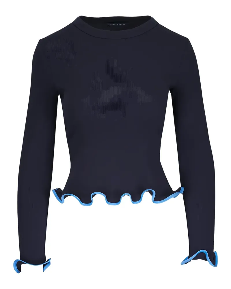 Veronica Beard Elianne ruffled sweater - Blau Blau