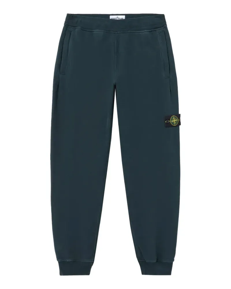 Stone Island Jogginghose mit Logo-Patch - Grün Grün