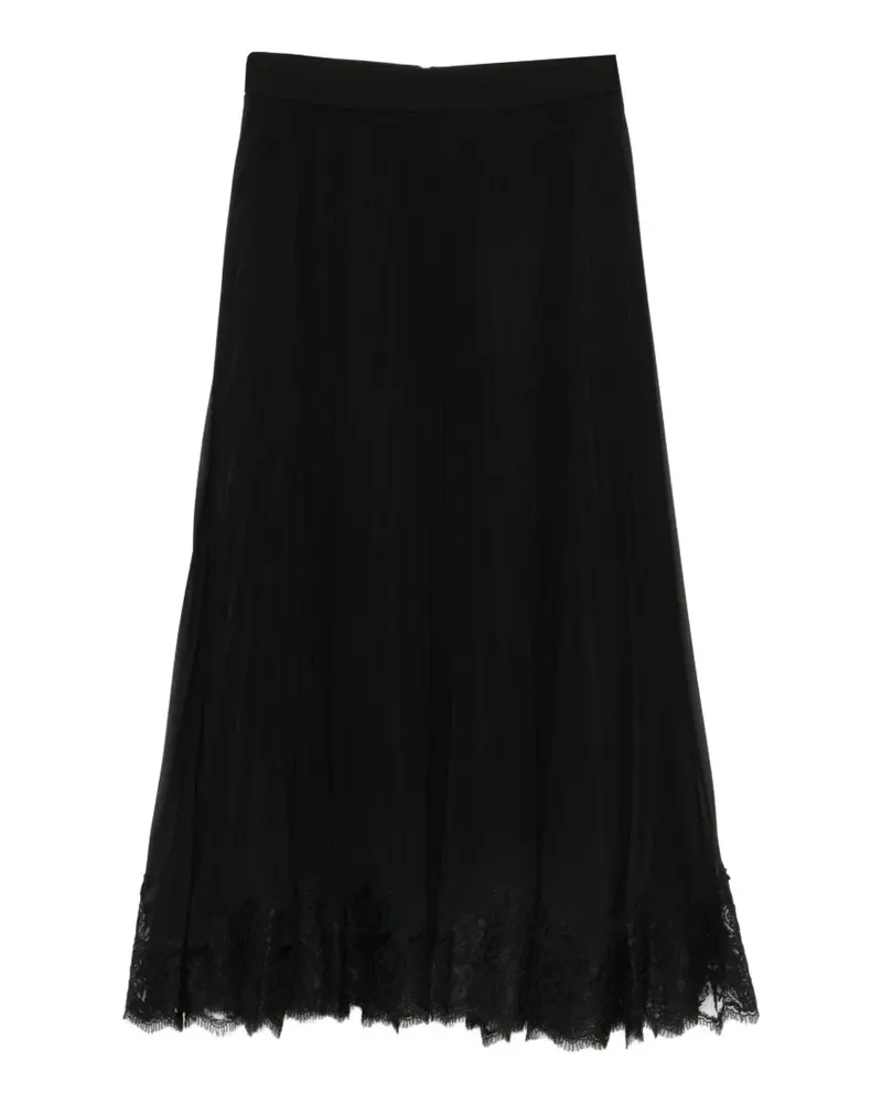 Zimmermann Minirock mit Spitze - Schwarz Schwarz