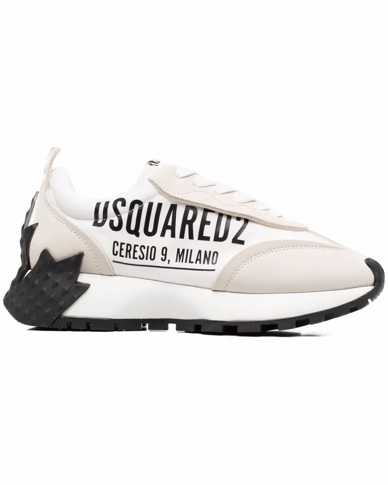 Dsquared2 Sneakers mit Logo-Print - Weiß Weiß