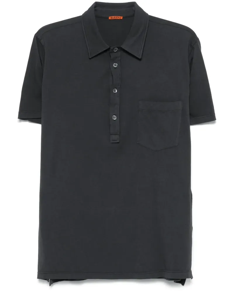 BARENA Klassisches Poloshirt - Grau Grau