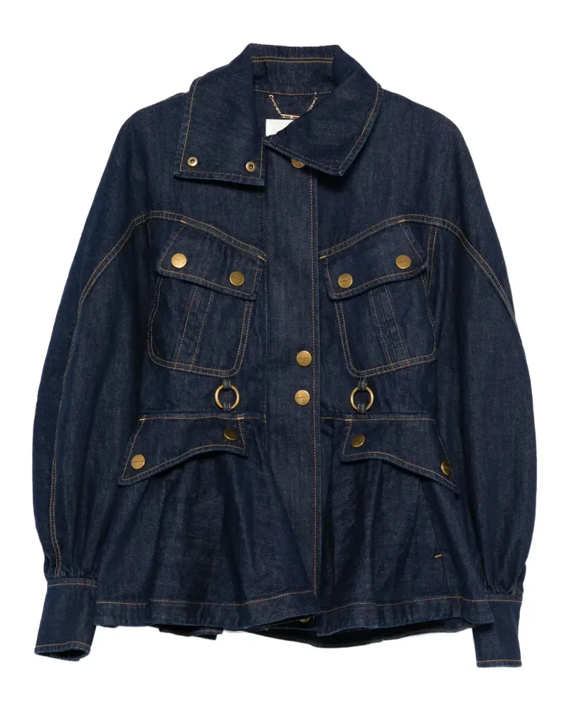 Zimmermann Jacke mit aufgesetzten Taschen - Blau Blau