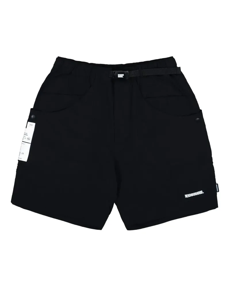 Neighborhood Climbing Shorts mit Gürteltasche - Schwarz Schwarz