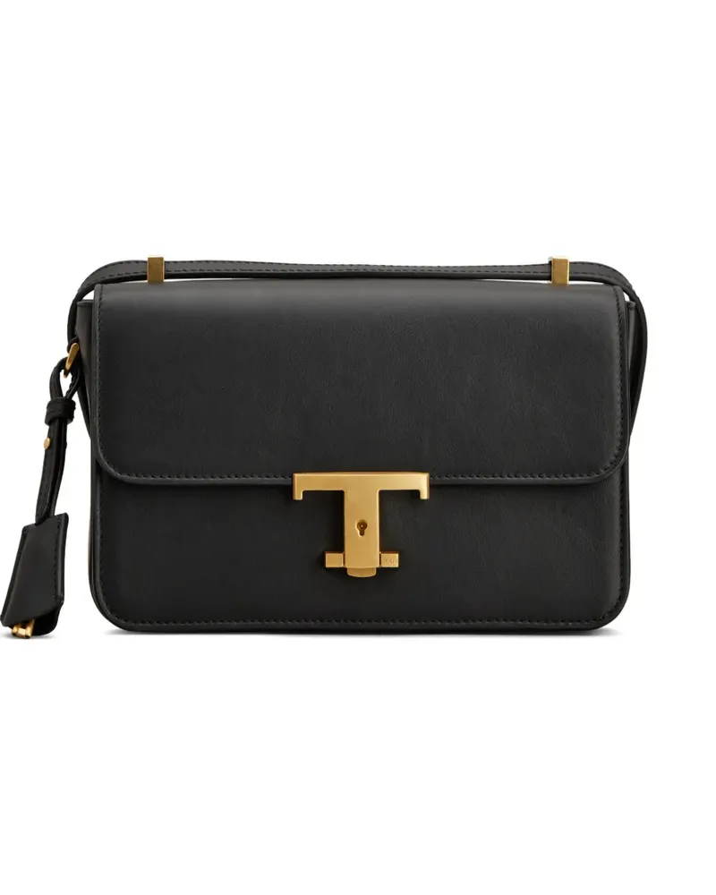 TOD'S Satchel-Tasche mit T-Form - Schwarz Schwarz