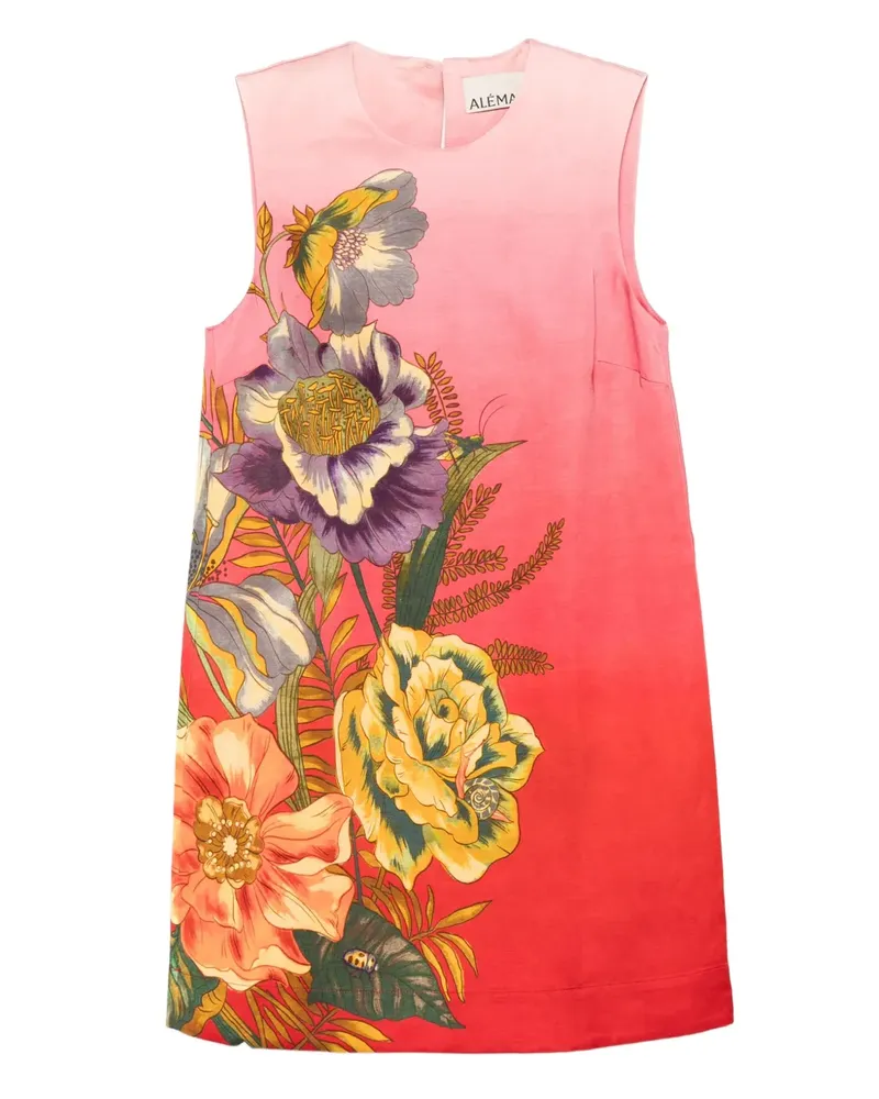 ALEMAIS Inez Minikleid mit Ombré-Effekt - Rosa Rosa