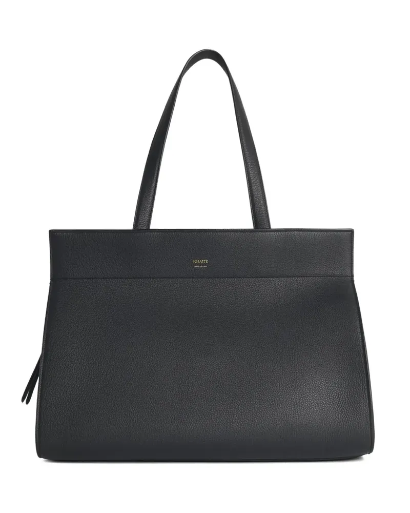 KHAITE Schultertasche mit doppeltem Henkel - Schwarz Schwarz