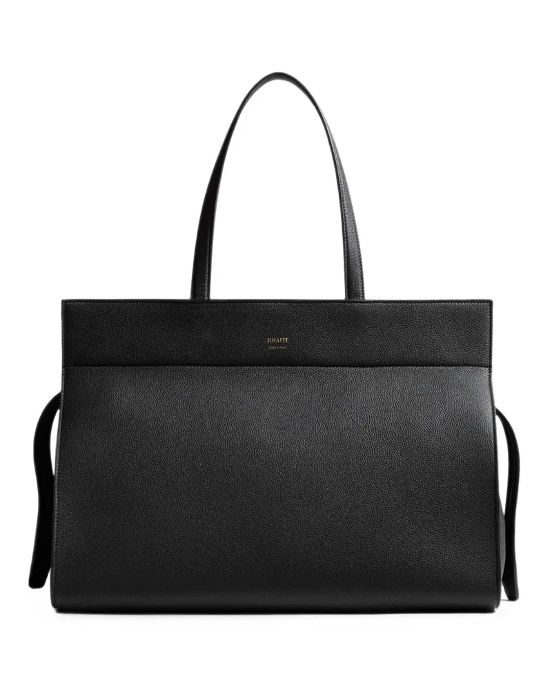 KHAITE Schultertasche mit doppeltem Henkel - Schwarz Schwarz