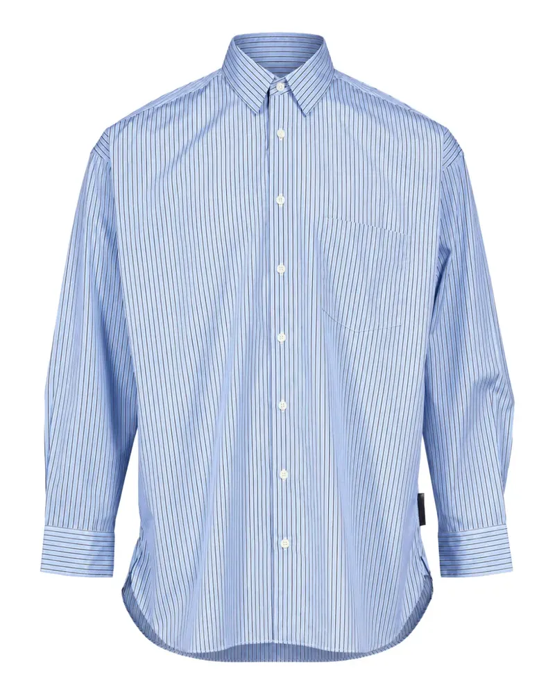 Comme des Garçons Hemd mit Längsstreifen - Blau Blau