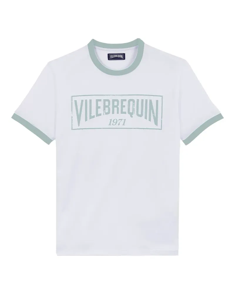 Vilebrequin logo-print crew-neck T-shirt - Weiß Weiß