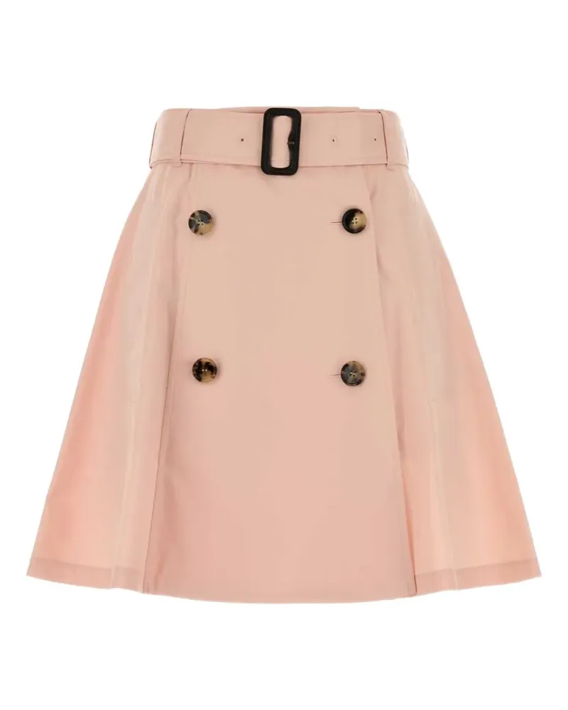 Burberry double-breasted belted mini skirt - Rosa Rosa