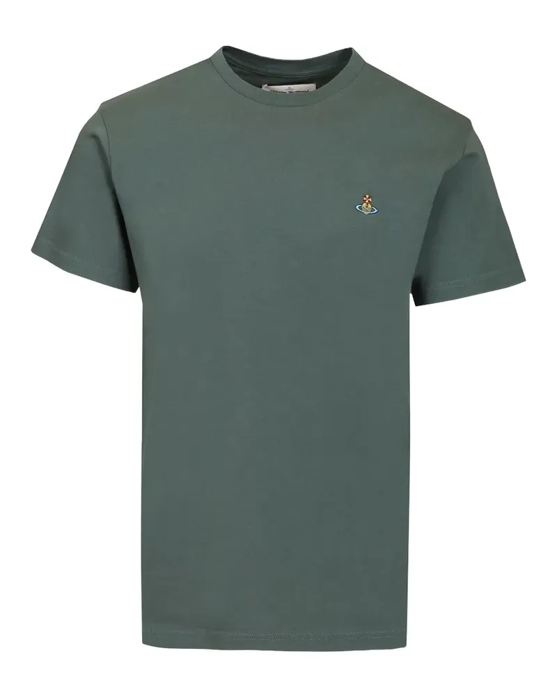Vivienne Westwood Orb-embroidered T-shirt - Grün Grün