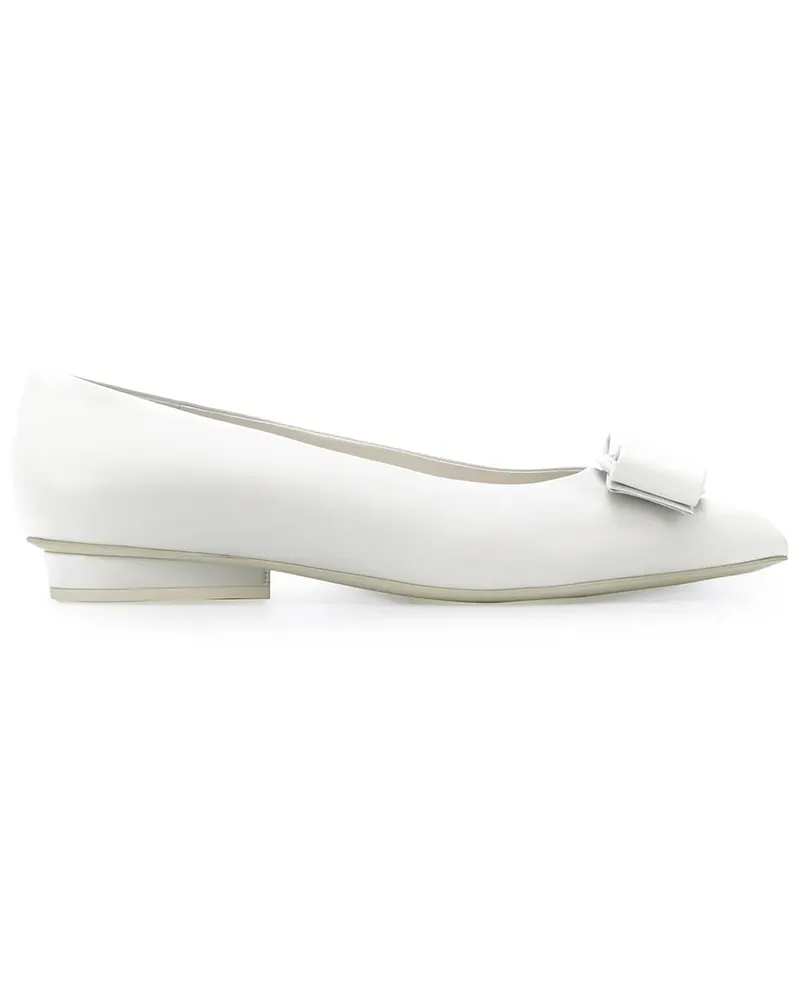 Ferragamo Viva' Ballerinas - Weiß Weiß