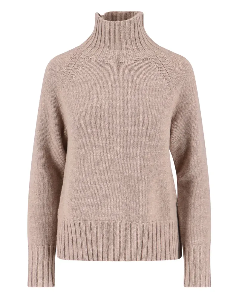 Max Mara Max Mara Kaschmirpullover mit Rollkragen - Nude Nude