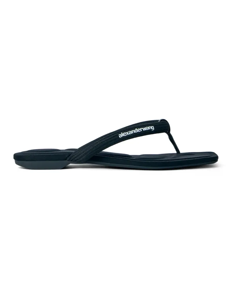 Alexander Wang Flache Jenna Sandalen mit Zehensteg - Schwarz Schwarz