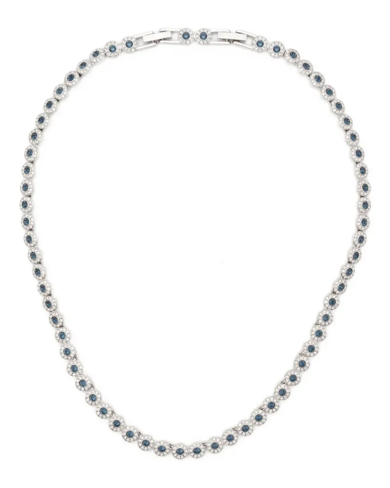 Swarovski Una Angelic Tennishalskette - BLU/RHS Blu