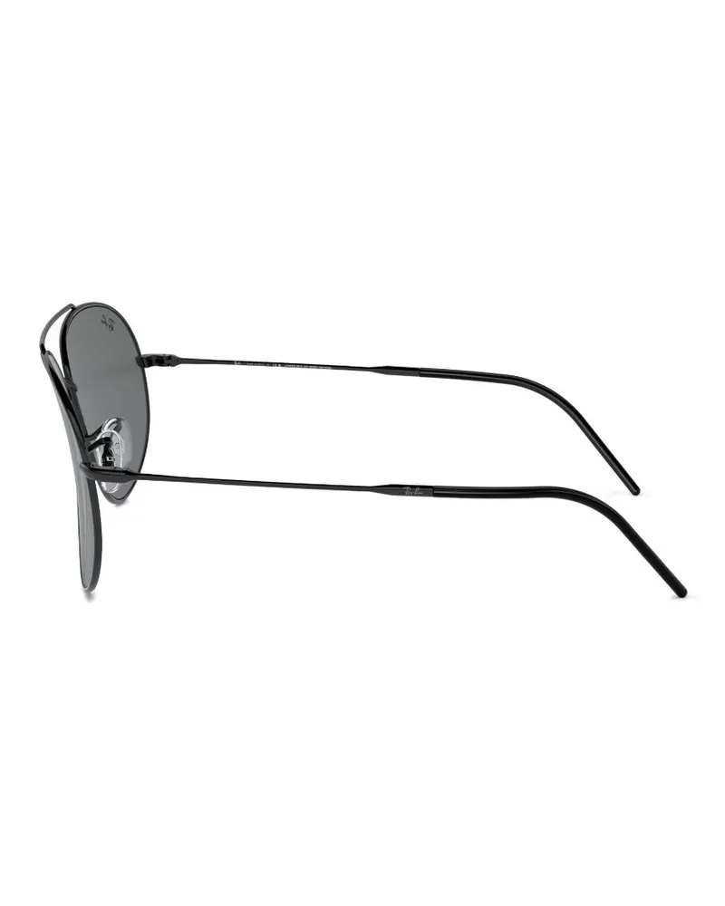 Ray Ban x Lenny Kravitz Aviator Reverse Sonnenbrille - Schwarz Schwarz