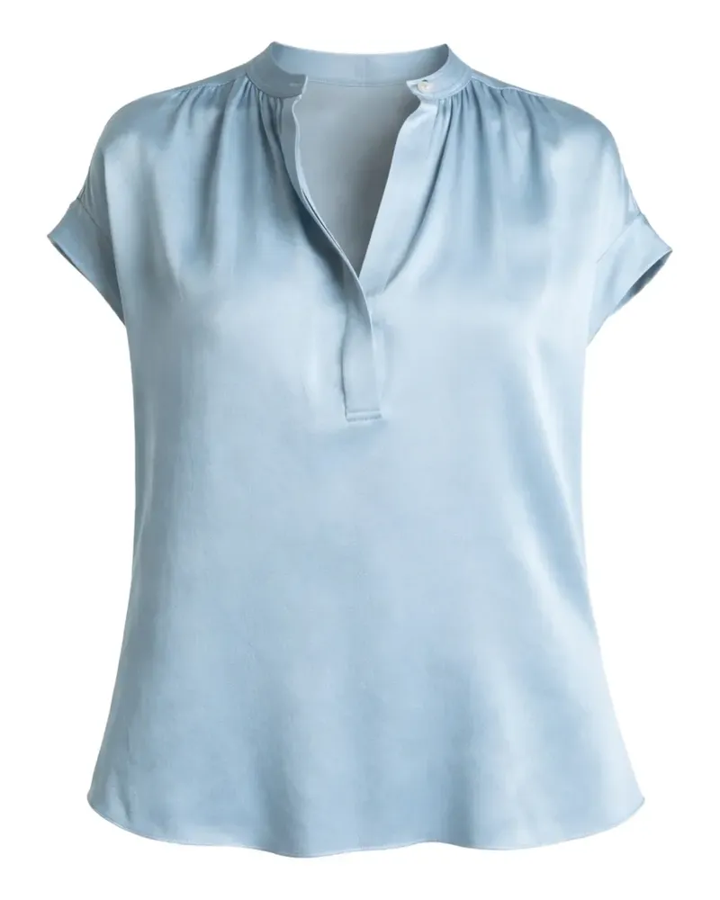 Vince gathered neck blouse - Blau Blau