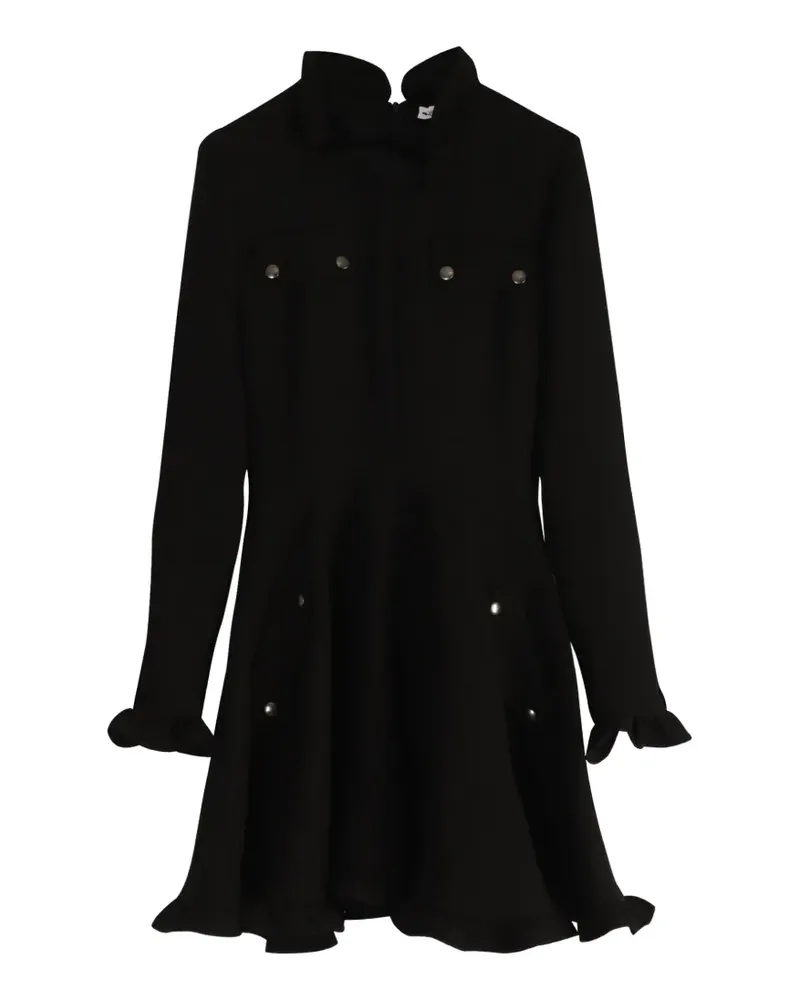 J.W.Anderson Langärmeliges Kleid mit Rüschen - Schwarz Schwarz