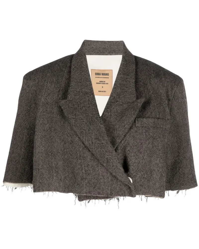 Uma Wang Gemusterter Blazer - Braun Braun