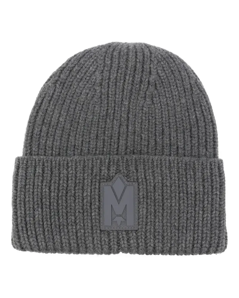 Mackage Beanie mit Logo-Patch - Grau Grau