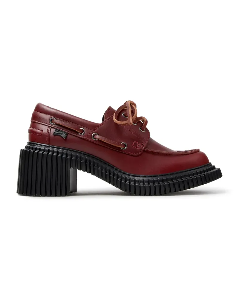 Camper Pix leather loafers - Rot Rot