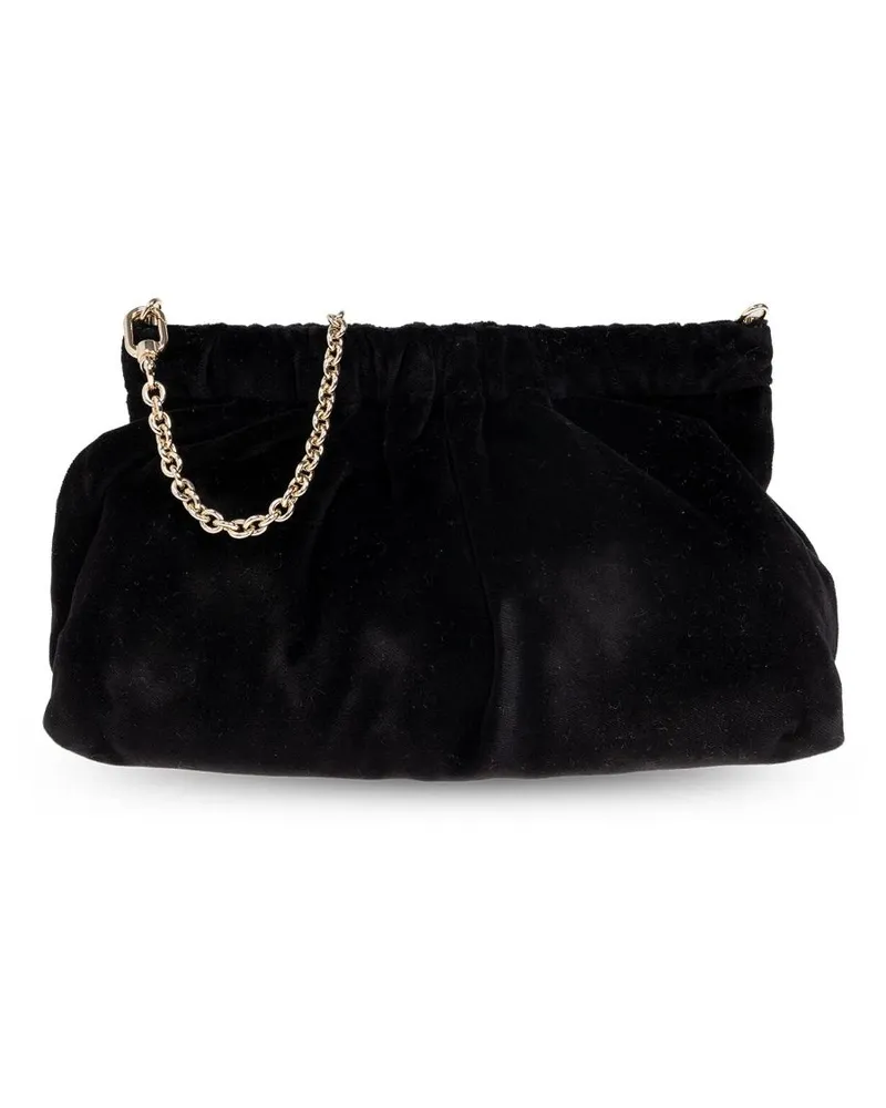 Furla Schultertasche mit Finish - Schwarz Schwarz