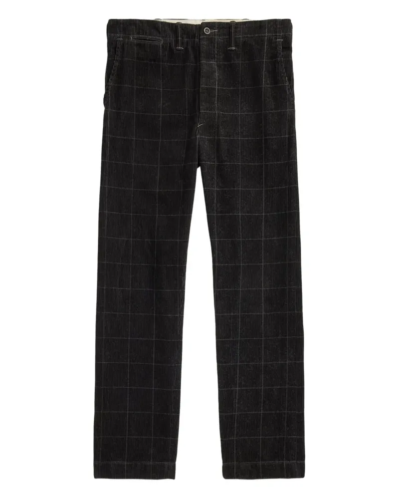 Ralph Lauren Cordhose mit Karomuster - Grau Grau