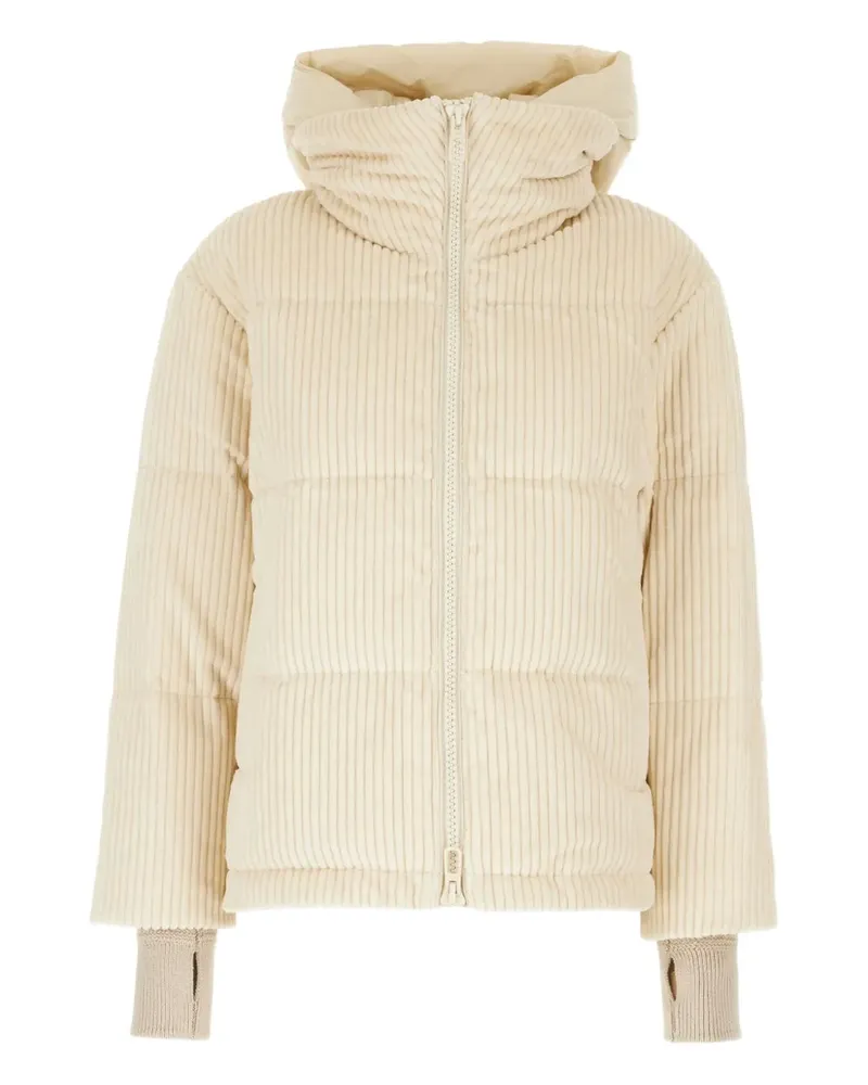DUNO Lora B hooded corduroy jacket - Nude Nude