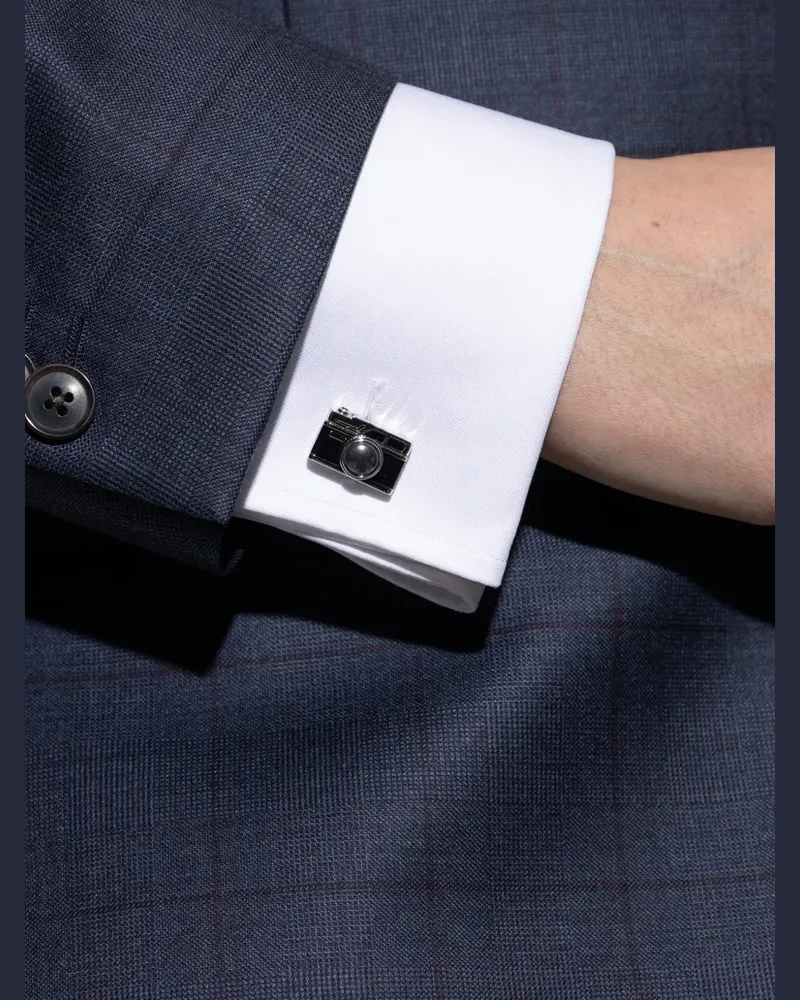 Paul Smith Manschettenknöpfe mit Kameramotiv - Silber Silber