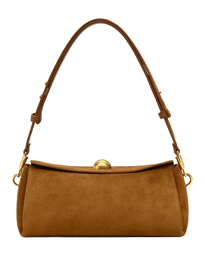 AMI Paris Schultertasche aus Wildleder - Braun Braun