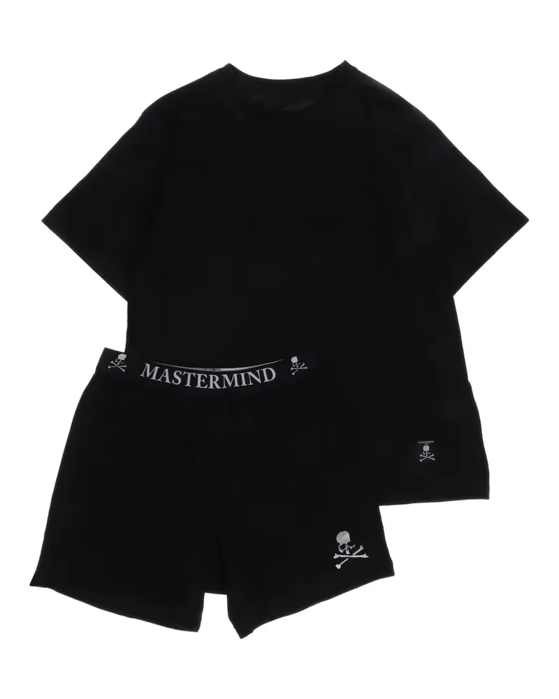 Mastermind World T-Shirt und Boxershorts mit Logo-Stickerei - Schwarz Schwarz
