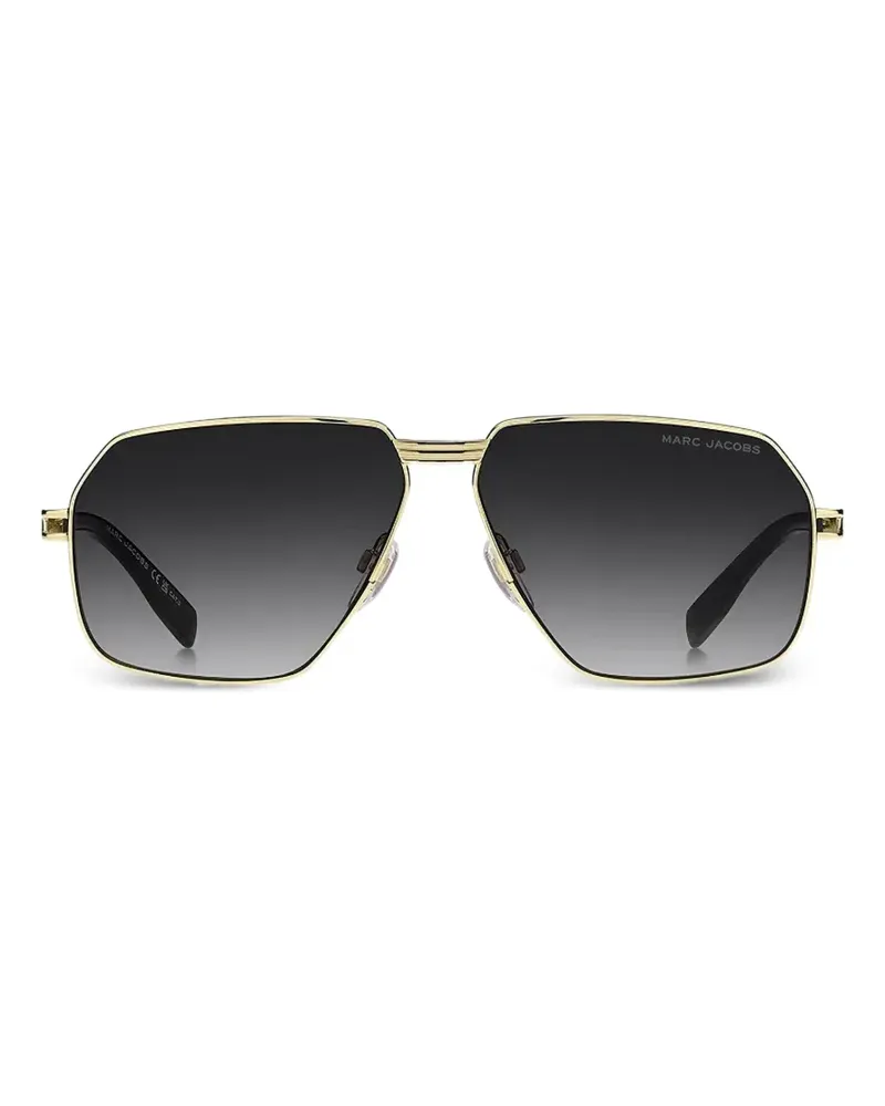 Marc Jacobs Sonnenbrille mit geometrischem Gestell - Gold Gold
