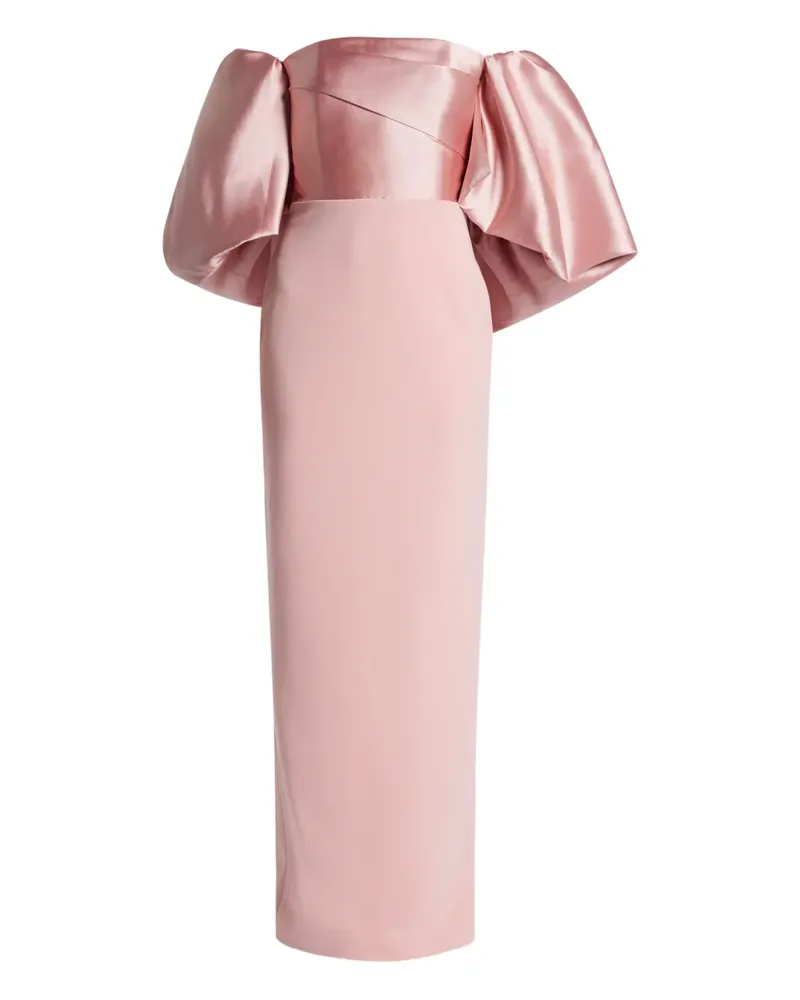 Solace London Schulterfreies Kleid - Rosa Rosa