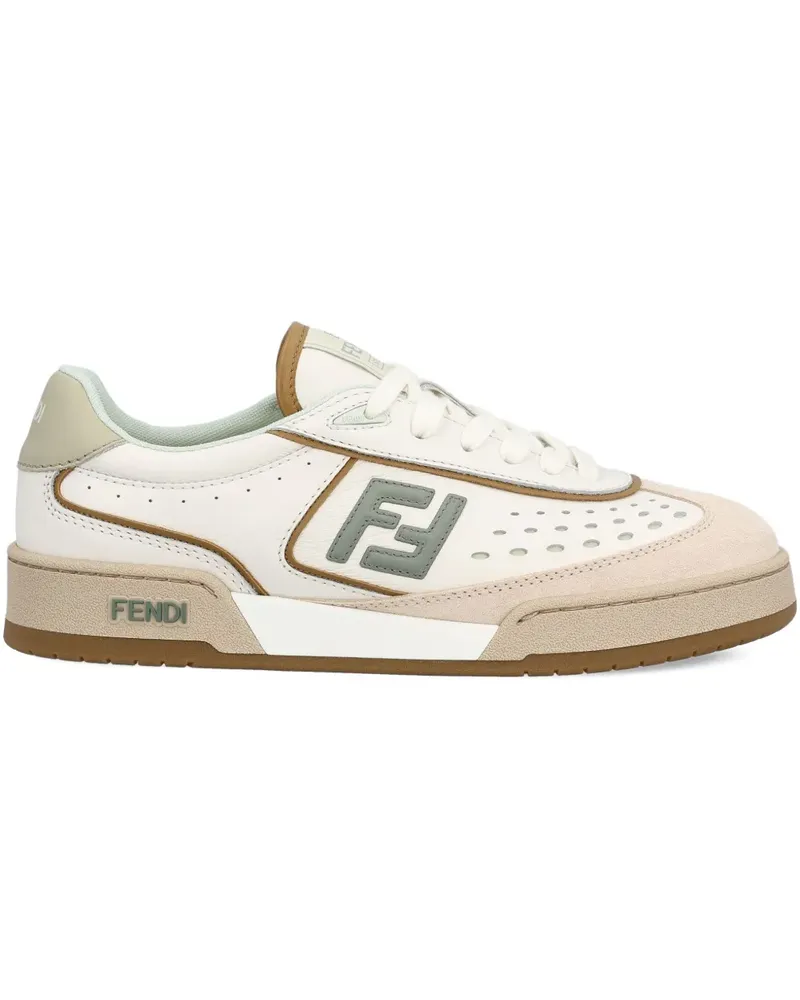 Fendi Sneakers mit FF - Weiß Weiß