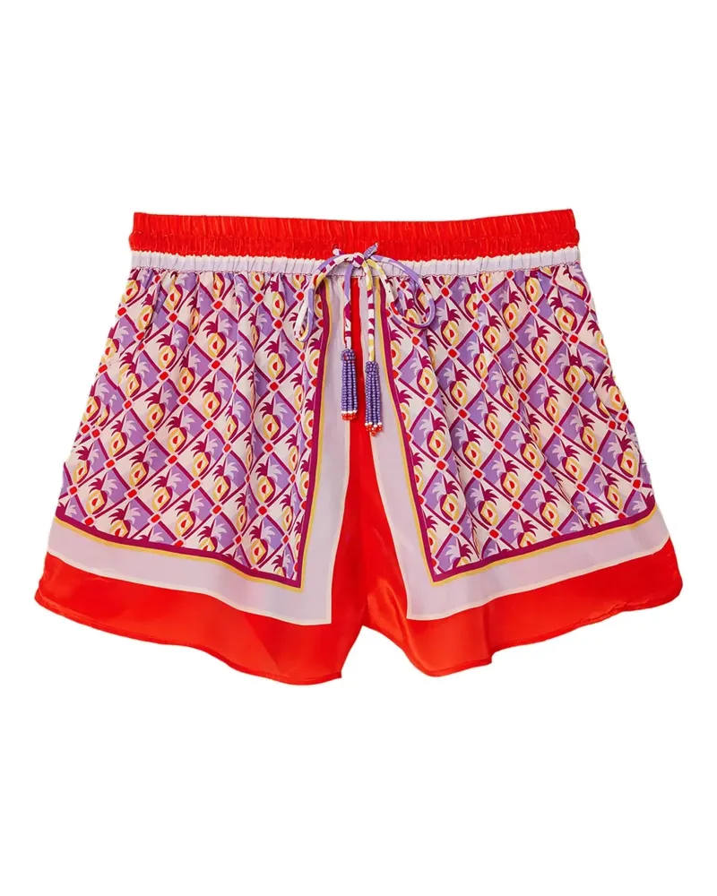 FARM Rio graphic pineapple-print shorts - Violett Violett