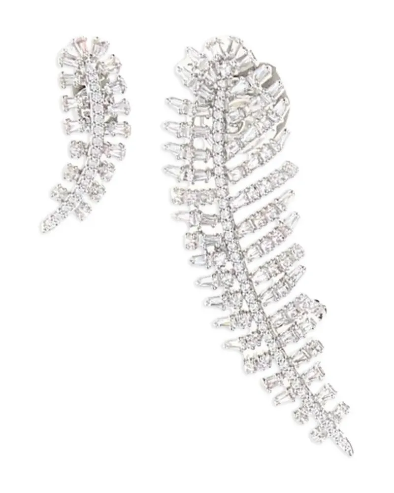 Swarovski Vienna Ohrringe mit Kristallverzierung - Silber Silber