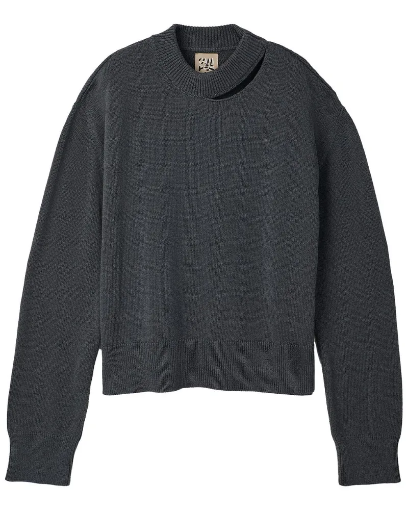 Camper Gestrickter Pullover - Grau Grau