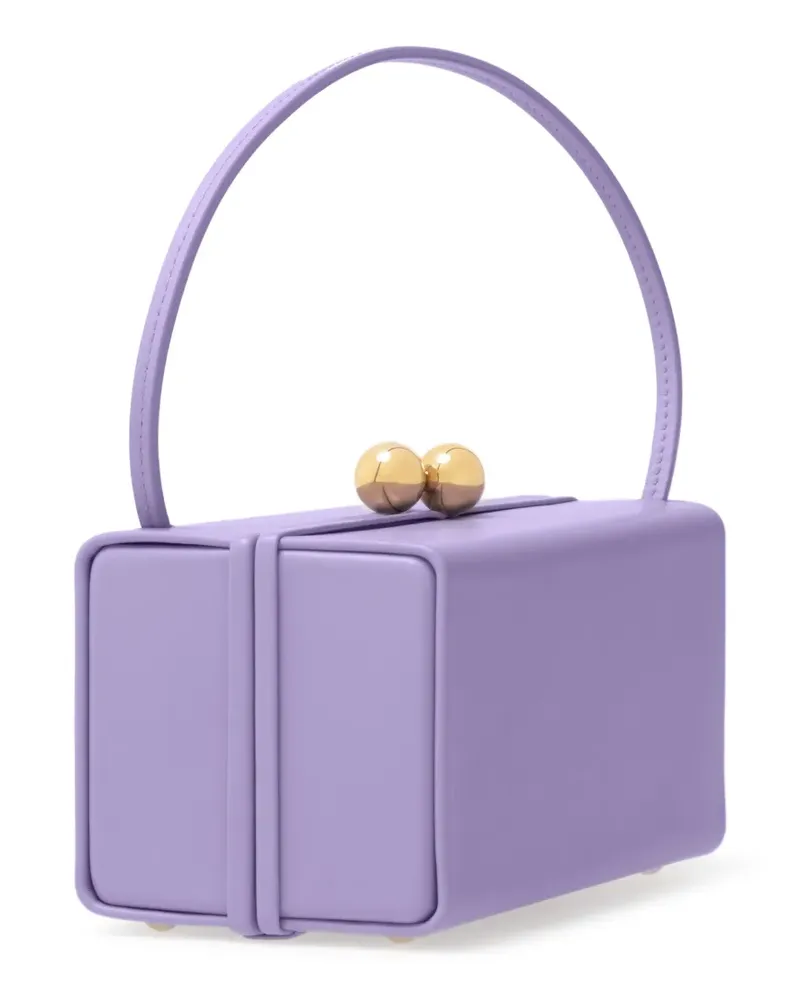 Carolina Herrera New York Mimi Mini-Tasche aus Leder - Violett Violett