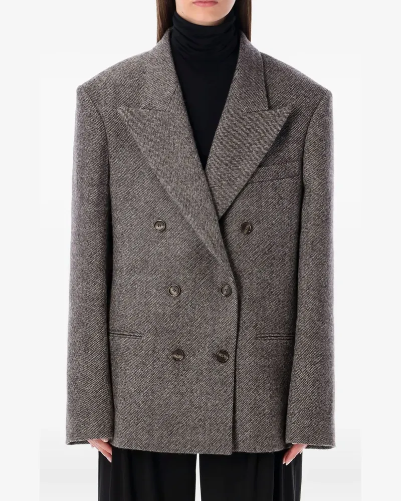 Magda Butrym Doppelreihiger Blazer - Grau Grau