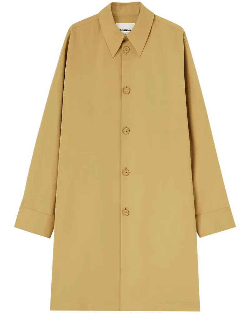 Jil Sander Knielanger Mantel - Nude Nude