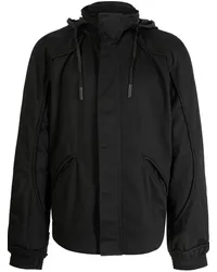 McQ Klassische Kapuzenjacke Schwarz