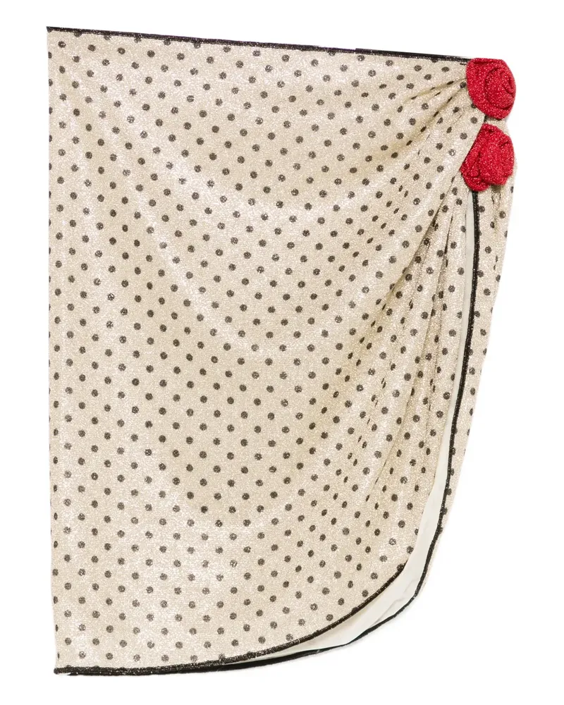 Oséree polka dot floral beachwear - Nude Nude