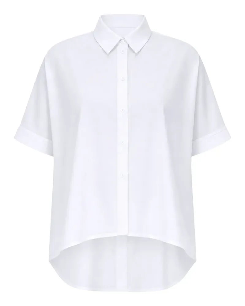 Max Mara short-sleeve poplin shirt - Weiß Weiß
