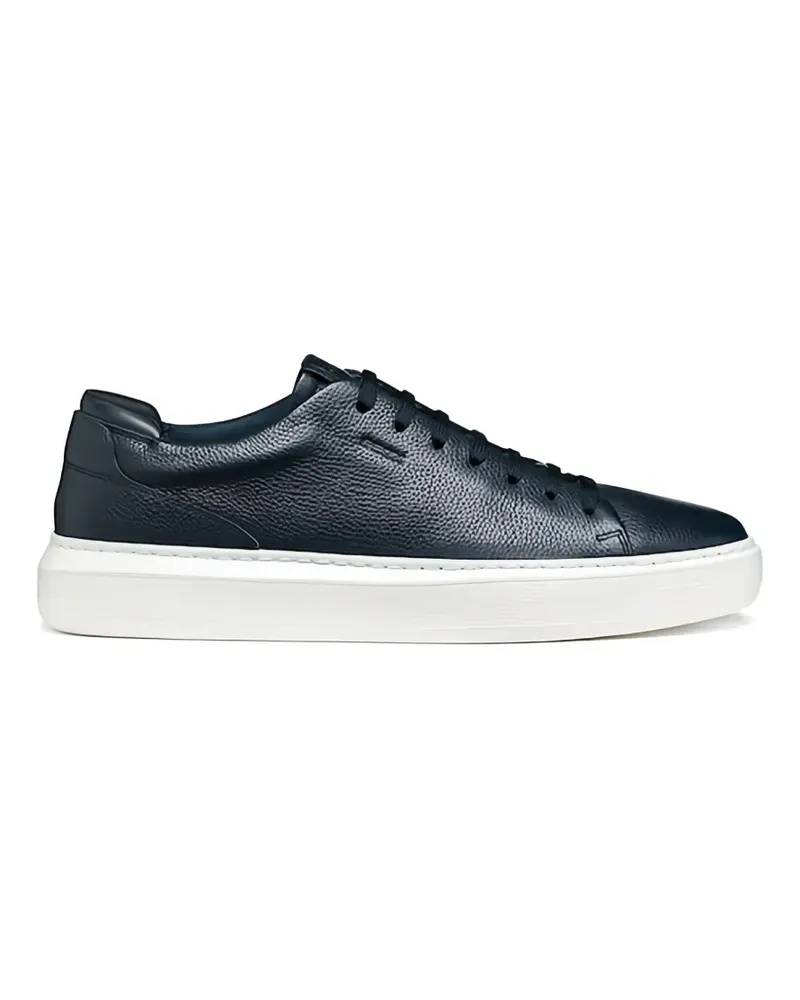 Geox Deiven textured lace-up sneakers - Blau Blau