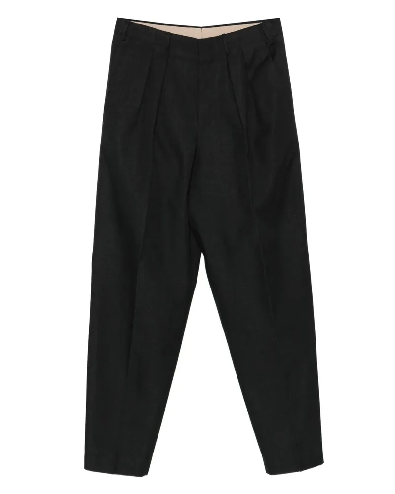 PT TORINO Hose mit Bundfalten - Schwarz Schwarz