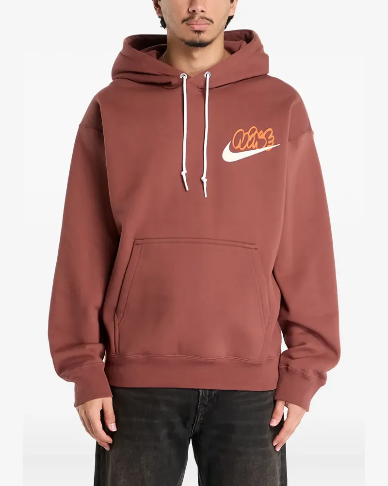 Nike Solo Swoosh Hoodie aus Fleece - Braun Braun
