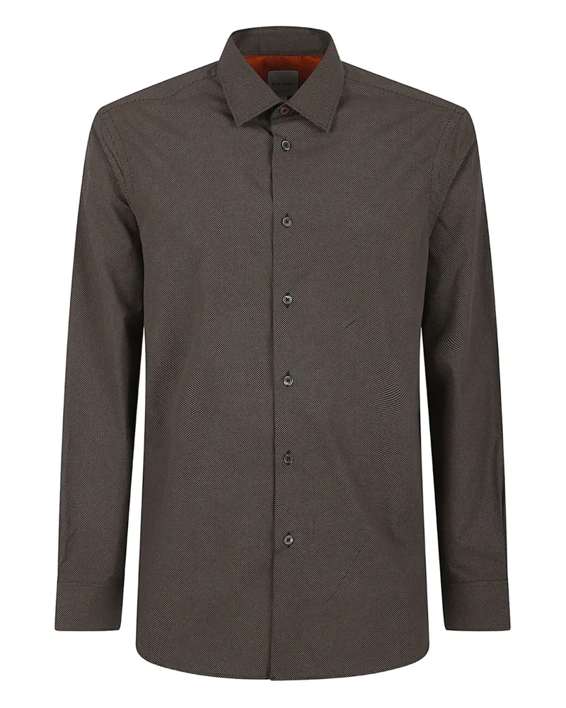 Paul Smith Gemustertes Hemd mit klassischem Kragen - Braun Braun