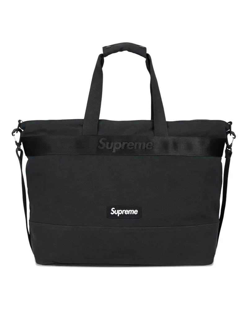 Supreme Being Shopper mit Logo-Schild - Schwarz Schwarz