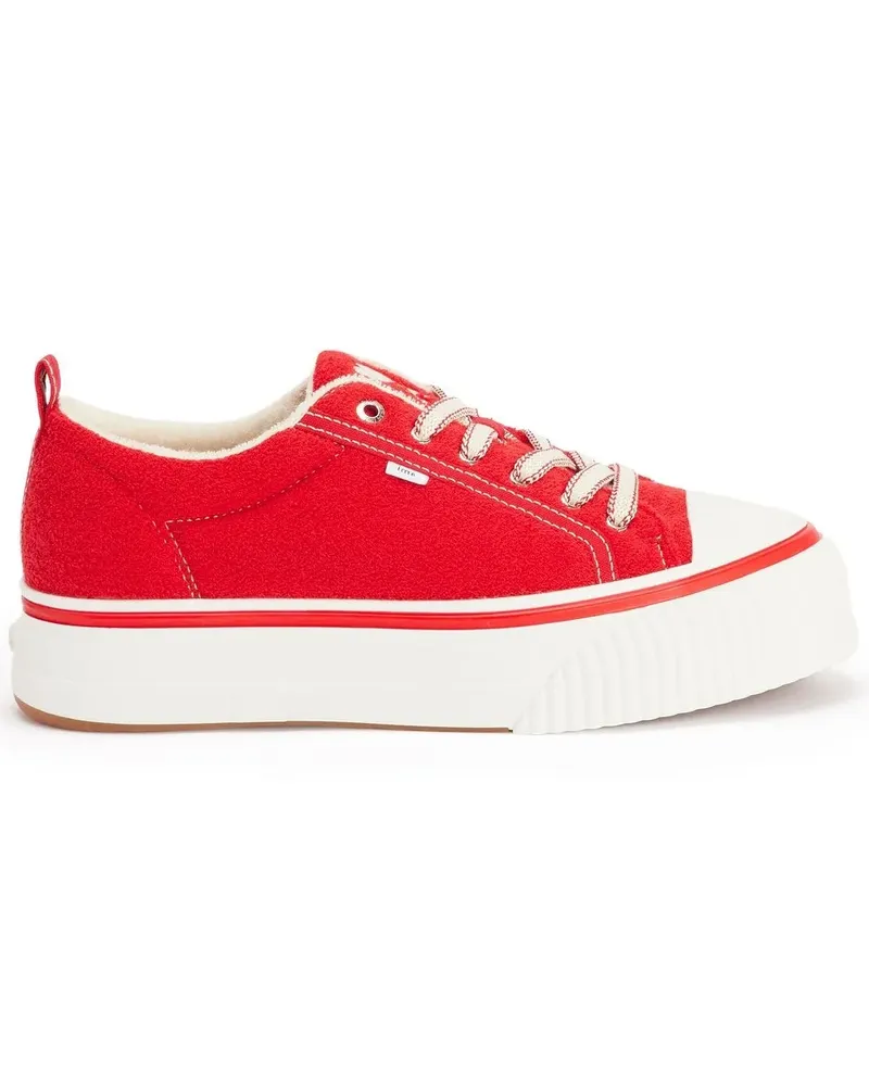 AMI Paris Klassische Flatform-Sneakers - Rot Rot