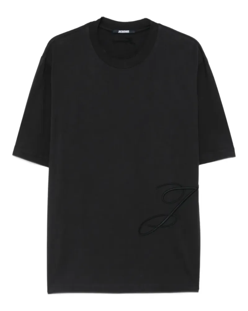 Jacquemus Kurzärmeliges J T-Shirt - Blau Blau